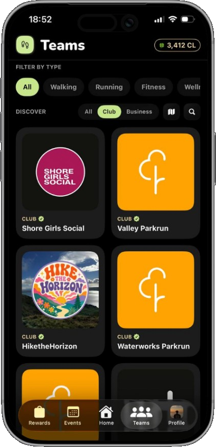Dander Teams screen