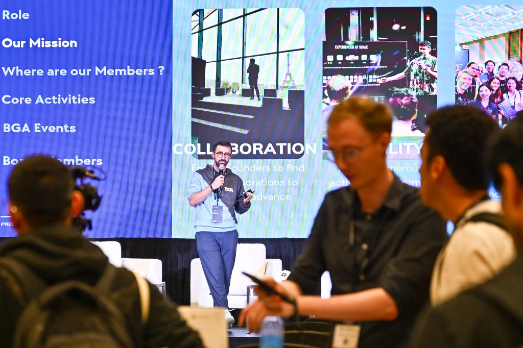 Token2049 on-stage presentation